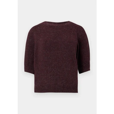 Afbeelding van Vero Moda Vmdoffy O NECK Trui, Dames, Maat: XS, Winetasting/black