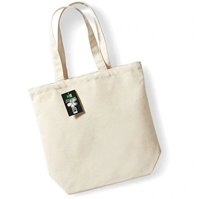 Afbeelding van Fairtrade Cotton Camden Shopper (Wit)