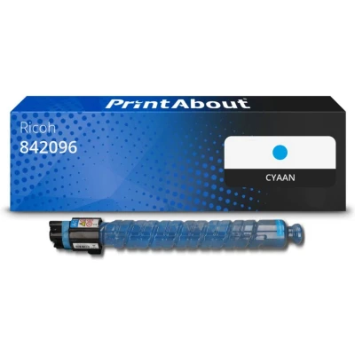 Afbeelding van Huismerk Ricoh 842096 (MP C406) Toner Cyaan