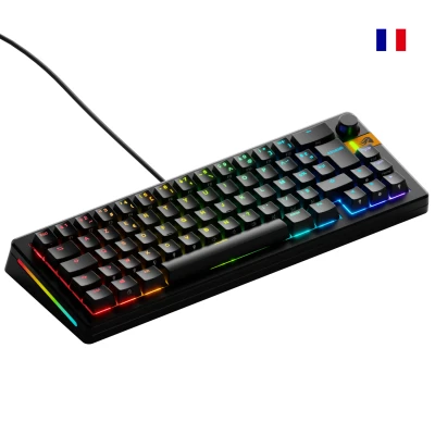 Afbeelding van Glorious Gaming GMMK 3 HE 65% Prebuilt toetsenbord Gamen USB AZERTY Frans Zwart