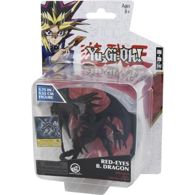 Afbeelding van Yu Gi Oh! Red Eyes Black Dragon Speelfiguur 10 cm {Speelgoed voor kinderen jongens meisjes Oh , YuGiOh Anime, Manga Actiefiguur Draak Draken Kaarten Yami Yugi, Seto Kaiba, Bakura, Mai Kujaku, Dartz}
