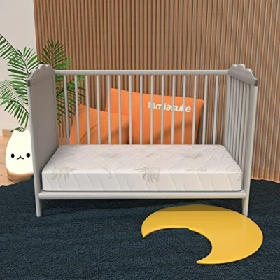 Afbeelding van miasuite i sogni italiani Matelas pour lit bébé Lupin Baby 50 x 120 cm, hauteur 14 déhoussable en waterfoam, polyuréthane orthopédique