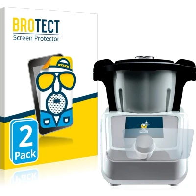 Afbeelding van BROTECT Screenprotector voor SilverCrest Mini Monsieur Cuisine Connect Folie Beschermfolie matte (2 Stuks)