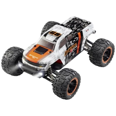 Afbeelding van Reely RaVage 4x4 V2 Oranje wit Brushed 1:16 RC auto Elektro Monstertruck 4WD RTR 2,4 GHz Incl. accu en laadkabel