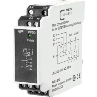 Afbeelding van Metz Connect 110292032230 Bewakingsrelais 400 V/AC (max) 2x wisselcontact 1 stuk(s)