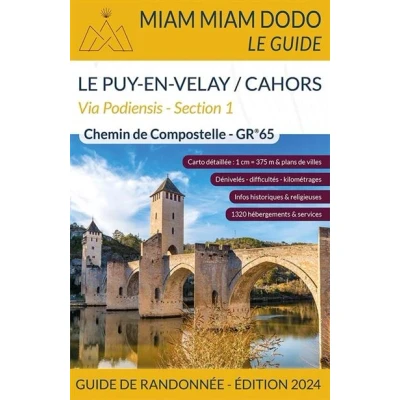 Image de Miam Dodo GR65 Section 1 édition 2025 (Le Puy en Velay à Cahors)
