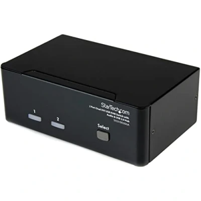 Afbeelding van KVM 2 Poort Schakelaar Startech SV231DD2DUA