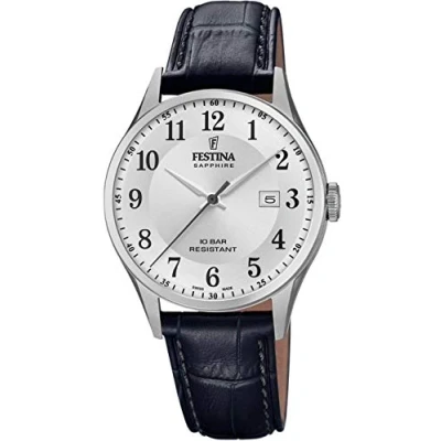Afbeelding van Festina Swiss MADE Horloge, Heren, Maat: One Size, Std silver