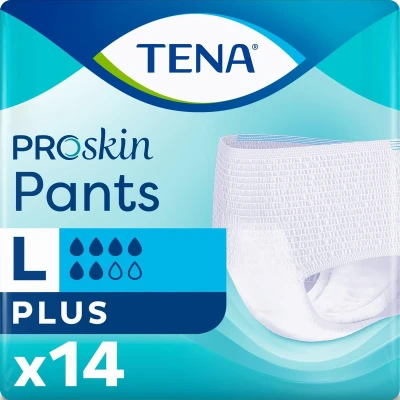 Afbeelding van Tena Pants Plus L Incontinentie 14 stuks inlegkruisjes