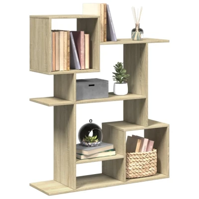 Afbeelding van Kamerscherm / boekenkast 92x29x112 cm hout sonoma eikenkleur
