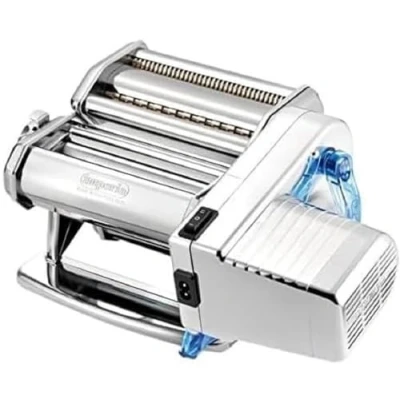 Afbeelding van Imperia Electric IPASTA Elektrische deegmachine, 100% Made in Italy. Verse pastamachine van staal met 220 V elektromotor. bladmachine voor lasagne, Tagliolini, Fettuccine