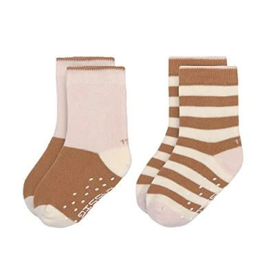 Afbeelding van Lassig Sokken Anti Slip 19 22 Pink/Caramel
