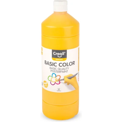 Afbeelding van Plakkaatverf Creall basic donkergeel 1000ml