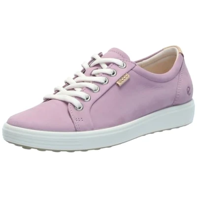 Afbeelding van ECCO SOFT Sneakers laag, Dames, Maat: 38, Lavender mist Leer