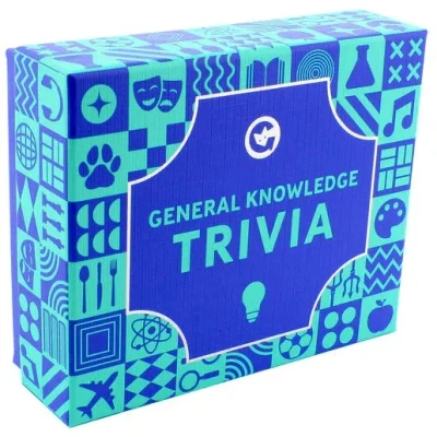 Afbeelding van Ginger Fox Jeu de cartes Ultimate General Knowledge Quiz pour les enfants à partir 14 ans Questions amusantes et éducatives amateurs questionnaires, idéal soirées jeux en