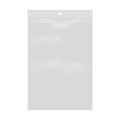 Afbeelding van 100 zakjes met ritssluiting, hersluitbaar, transparant, voor levensmiddelen, sieraden, accessoires, formaat 11 x 17 cm