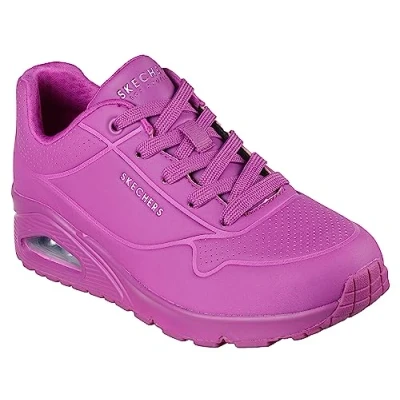 Afbeelding van Skechers Sport UNO Sneakers laag, Dames, Maat: 39.5, Magenta durabuck/mesh Pu