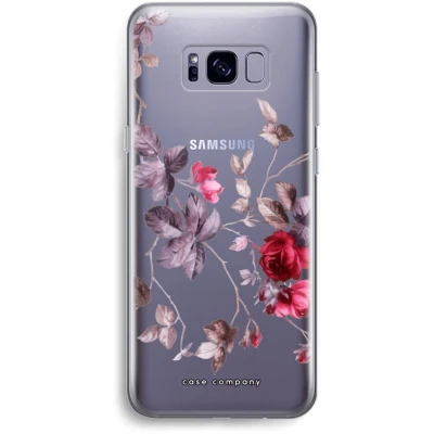Afbeelding van Case Company® hoesje geschikt voor Samsung Galaxy S8 Mooie bloemen Soft Cover Telefoonhoesje Bescherming aan alle Kanten en Schermrand