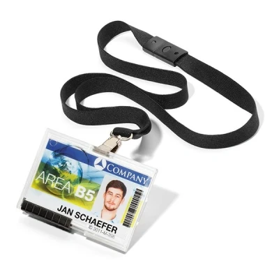Image de Durable porte badge pushbox mono avec lacet textile (10 pièces)