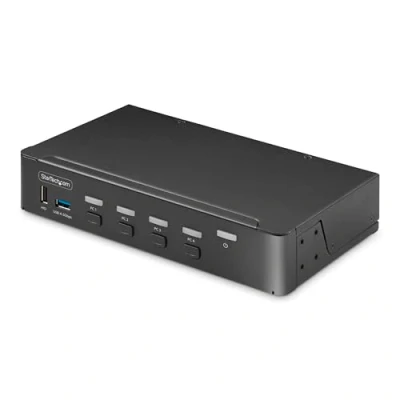 Afbeelding van StarTech.com P4AD122 KVM switch Rack montage Zwart