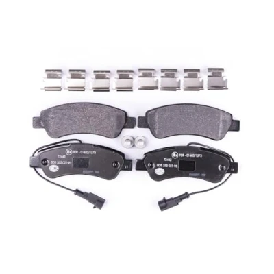 Afbeelding van HELLA 8DB 355 021 901 Remblokkenset Met slijtage waarschuwingscontact remzadelschroef toebehoren FIAT: Ducato III Van