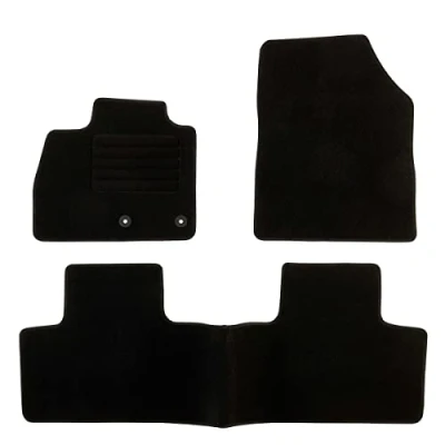Afbeelding van DBS 1766259 Automatten op maat gemaakt 3 delig antislip naaldvilt zwart 900 g/m² velours productie Star assortiment