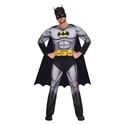 Afbeelding van Batman Kostuum Gespierd Classic Official Maat XL