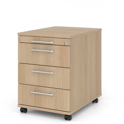 Afbeelding van Ladeblok 3 Lades Verrijdbaar Beuken 42,8 x 58 59 cm Signa Ac30 RE