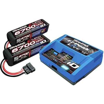 Afbeelding van Traxxas 8S set TRX2993GX (2X 2890X 14.8V LiPo &amp; 1X 2971GX ID charger