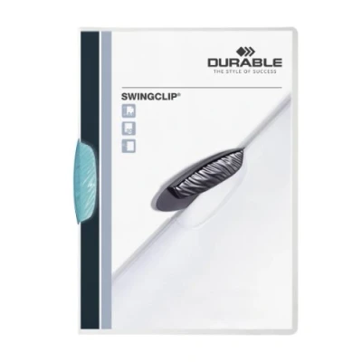 Afbeelding van Durable 226014 klemmap, A4, turquoise, 25 stuks
