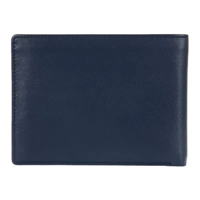 Afbeelding van BRIC&#039;S Leren Kaarthoes Bernina Wallet Ocean Blue Donkerblauw