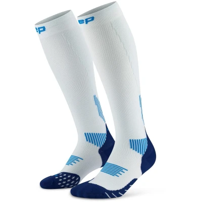 Afbeelding van CEP Compressiekousen Core Run 5.0 Wit/blauw