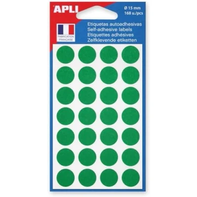 Image de AGIPA 168 PASTILLES ADH DIAM 15MM VERT 1
