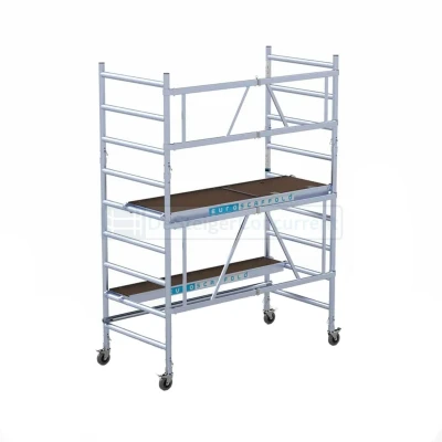 Afbeelding van Euroscaffold Kamersteiger 90x190x3.8m werkhoogte + platform 30 cm uitbreiding B