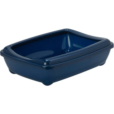Afbeelding van Moderna plastic kattenbak met rand 50 cm blueberry Gebr. de Boon