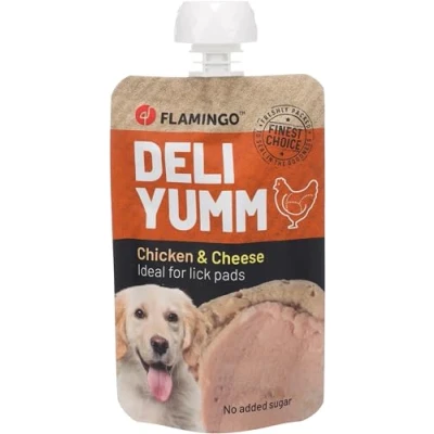 Afbeelding van Flamingo Deli YUMM Fresh Meat Snack Kip &amp; Kaas, 90 g