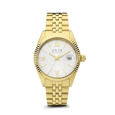 Afbeelding van VNDX Amsterdam Dames horloge Dare Devil XL Goud