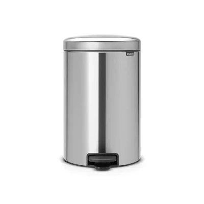 Image de Poubelle à pédale 20l matt steel Brabantia 114021