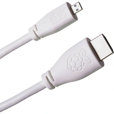 Afbeelding van Raspberry Pi® T7732AX HDMI kabel [1x stekker 1x D micro] 1.00 m Zwart