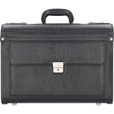 Afbeelding van Juscha Ju 45047 Pilotenkoffer Alassio Vicenza 35 X 46 21,5 Cm Zwart