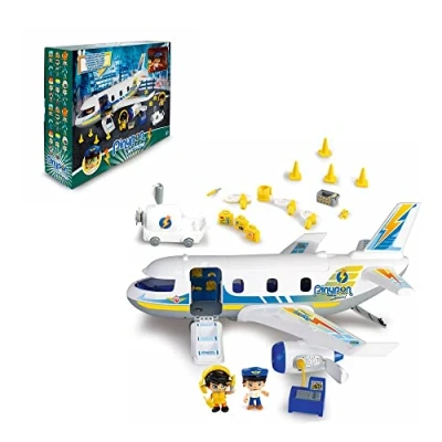 Afbeelding van Pinypon Action Reddingsvliegtuig met twee figuren en accessoires, voor jongens meisjes van 4 tot 8 jaar, (Famosa 700015149), verschillende kleur/model