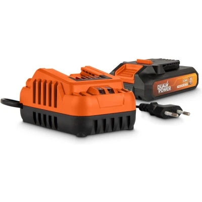 Afbeelding van Powerplus Dual Power batterij &amp; lader set POWDP90630 20V, 3.0Ah 4A voor 20V 2x20V accu&#039;s batterijplatform