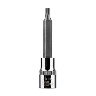 Afbeelding van NEO TOOLS 08 741 Steeksleutelelement 1/2 M6 Chroom vanadium staal, gereedschapsstaal Spline