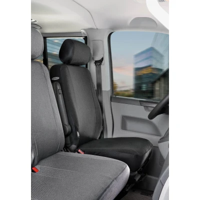 Afbeelding van WALSER 10525 Stoelhoes Grijs Polyester Voor VOLKSWAGEN: Transporter 6 Bus