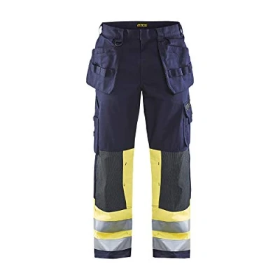 Afbeelding van Blaklader Multinorm werkbroek 1479 1514 Marine/High Vis Geel C46
