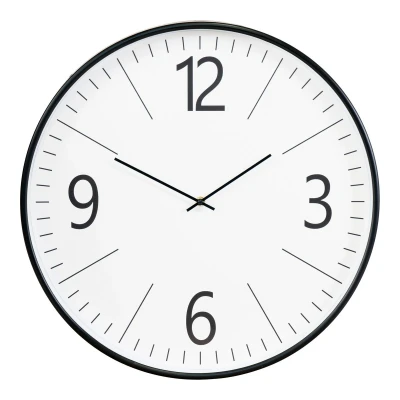 Afbeelding van Jonckheere Collectie Wandklok Biel zwart/wit 51cm