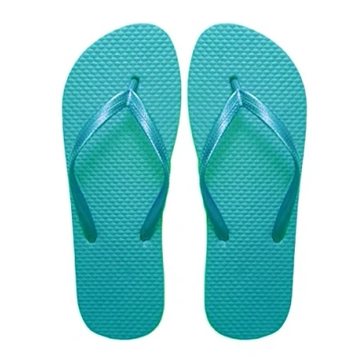 Afbeelding van SUGAR ISLAND® Zwembadschoenen, uniseks, voor dames, meisjes, heren, teenslippers zomer, strand, Turkoois
