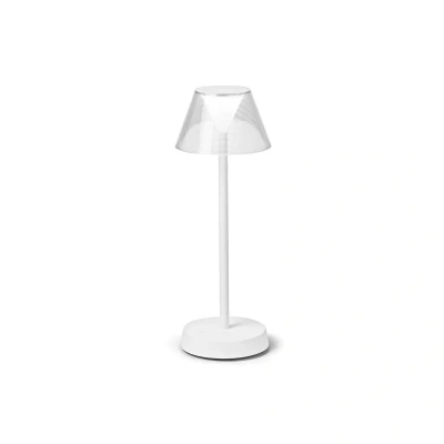 Afbeelding van Ideal Lux Lolita LED terraslamp, accu wit