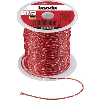 Afbeelding van KWB Metselkoord rood 1,2mm x 100m1
