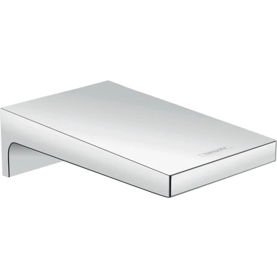 Afbeelding van Hansgrohe Metropol losse brede baduitloop voor watervalstraal 12 cm, geborsteld chroom